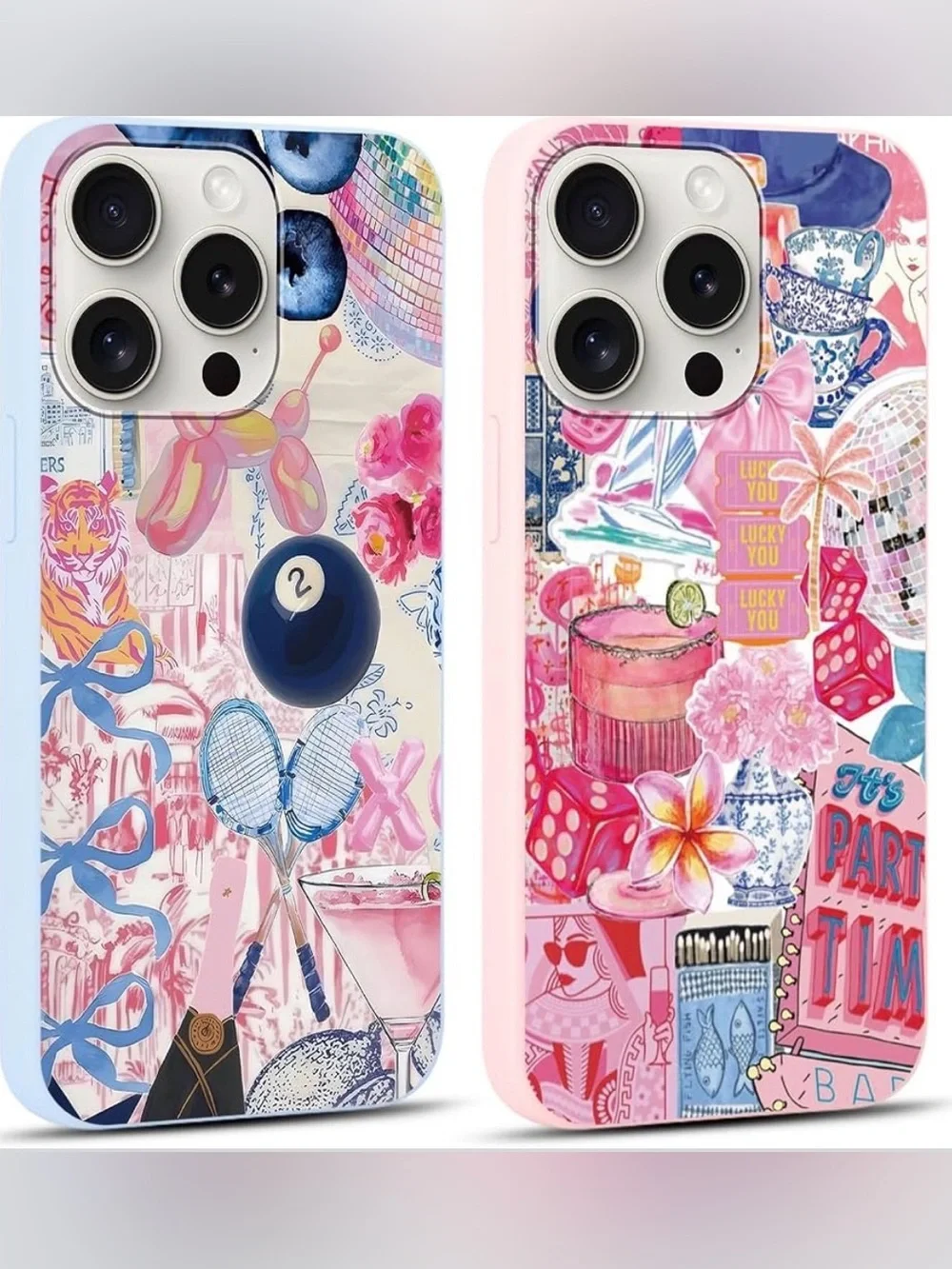 NWT- 2PK iPhone 15 Pro 6.1 Cases